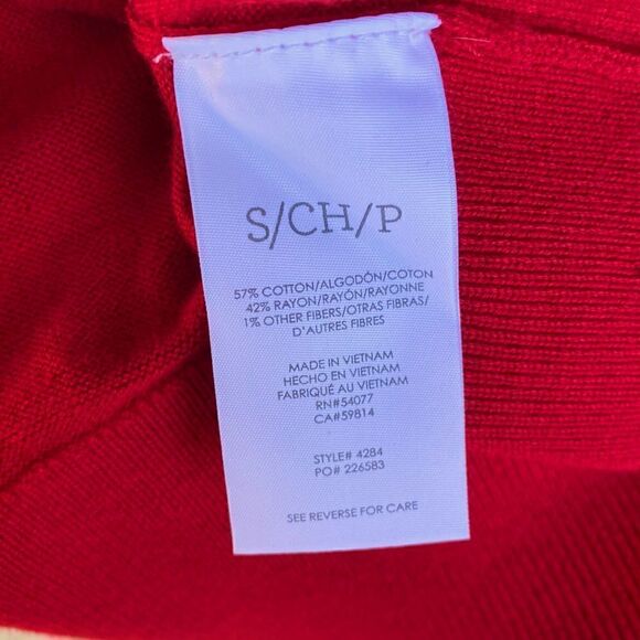 Cabi Cavalier Cardigan in Scarlet Red. Size Small.  NWOT - Picture 7 of 10